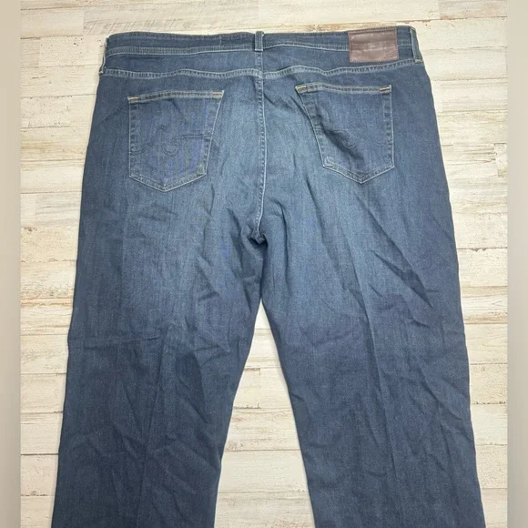 AG Adriano Goldschmied The Everett Blue Jeans Mens 42x32 (44x29) Slim Straight - Picture 10 of 11